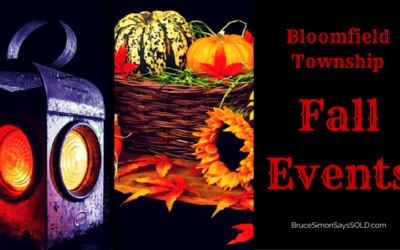 Fall Events in Bloomfield Township 2017