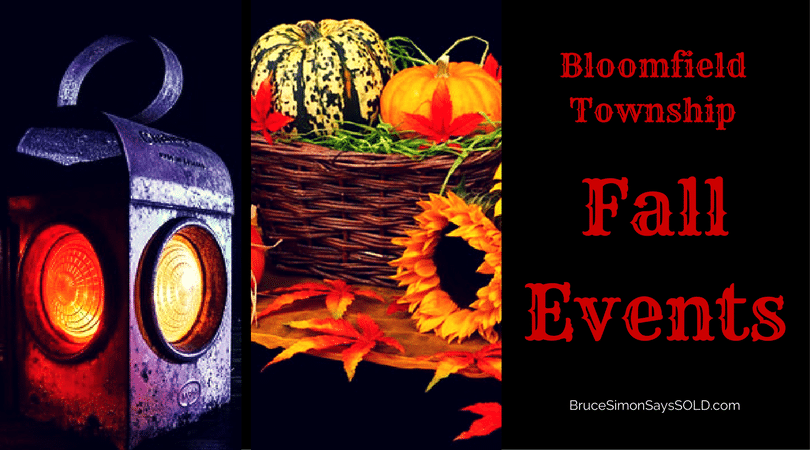 Fall Events in Bloomfield Township 2017